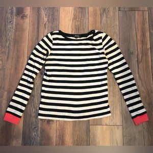 Vintage A.P.C. Striped Long-Sleeve Tee S